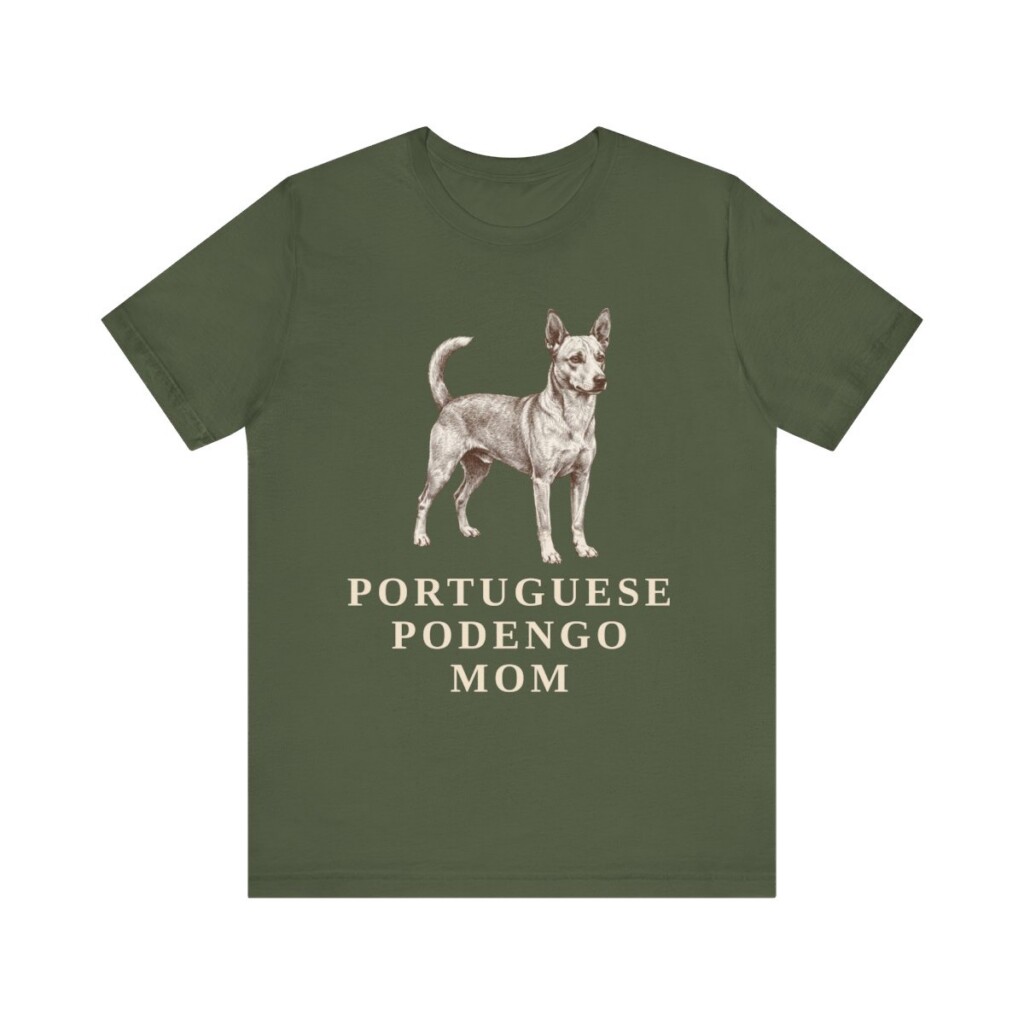 Portuguese Podengo Mom Shirt, Vintage Dog Sketch Tee, Dog Mom Gift