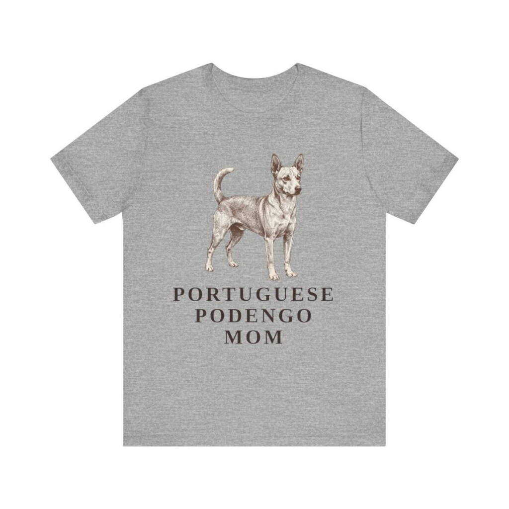 Portuguese Podengo Mom Shirt, Vintage Dog Sketch Tee, Dog Mom Gift