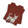 Portuguese Podengo Pequeno Dad Shirt, Vintage Dog Sketch Tee, Dog Dad Gift