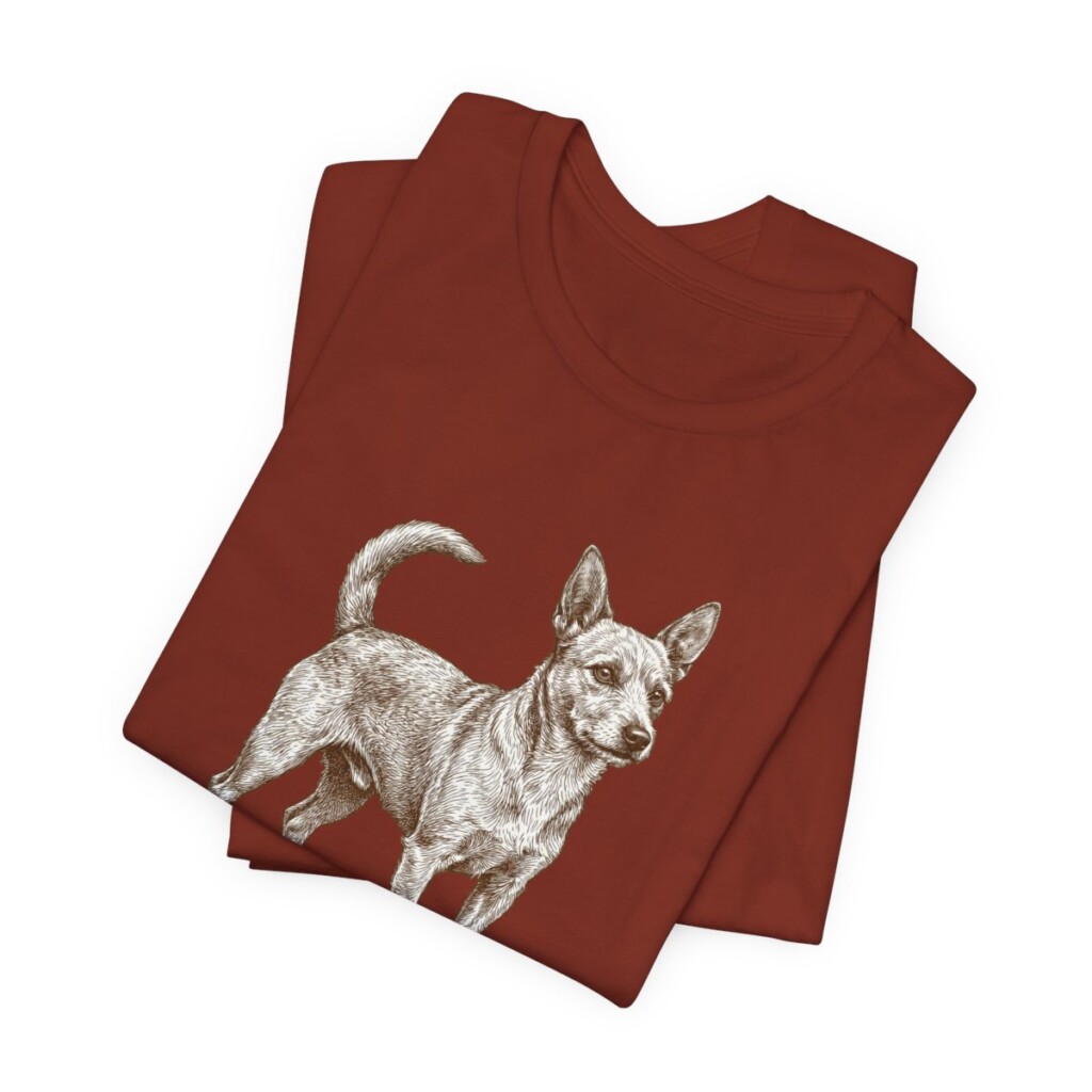 Portuguese Podengo Pequeno Dad Shirt, Vintage Dog Sketch Tee, Dog Dad Gift