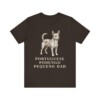 Portuguese Podengo Pequeno Dad Shirt, Vintage Dog Sketch Tee, Dog Dad Gift