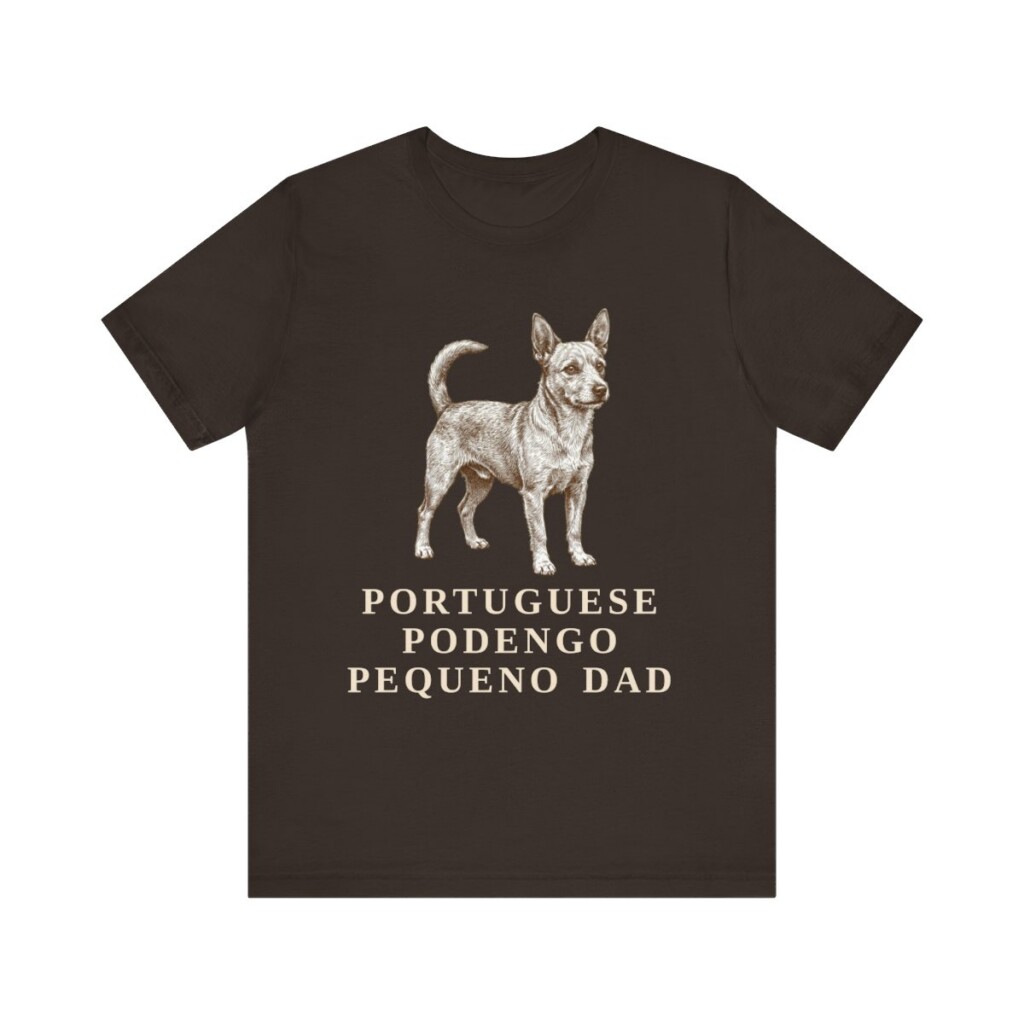Portuguese Podengo Pequeno Dad Shirt, Vintage Dog Sketch Tee, Dog Dad Gift