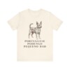 Portuguese Podengo Pequeno Dad Shirt, Vintage Dog Sketch Tee, Dog Dad Gift