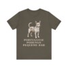 Portuguese Podengo Pequeno Dad Shirt, Vintage Dog Sketch Tee, Dog Dad Gift
