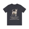 Portuguese Podengo Pequeno Dad Shirt, Vintage Dog Sketch Tee, Dog Dad Gift