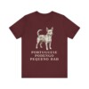 Portuguese Podengo Pequeno Dad Shirt, Vintage Dog Sketch Tee, Dog Dad Gift