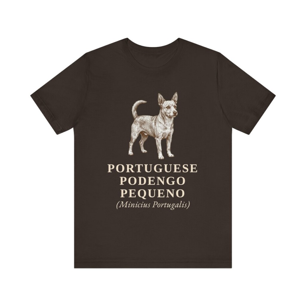 Portuguese Podengo Pequeno Latin Shirt, Vintage Dog Sketch Tee, Dog Latin Gift