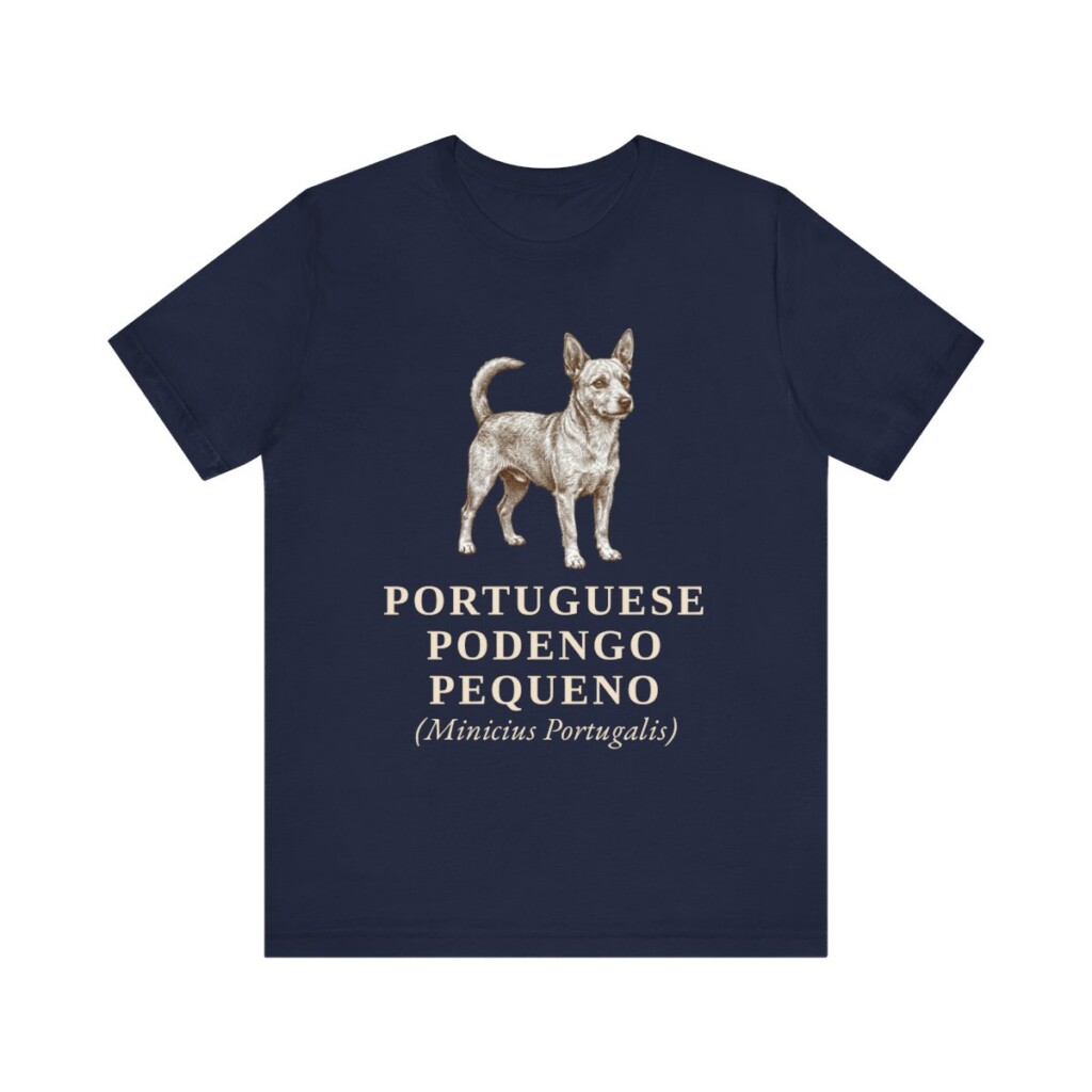 Portuguese Podengo Pequeno Latin Shirt, Vintage Dog Sketch Tee, Dog Latin Gift