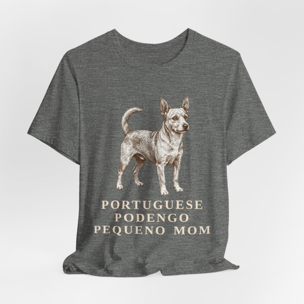 Portuguese Podengo Pequeno Mom Shirt, Vintage Dog Sketch Tee, Dog Mom Gift