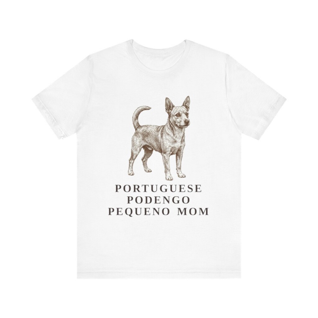Portuguese Podengo Pequeno Mom Shirt, Vintage Dog Sketch Tee, Dog Mom Gift