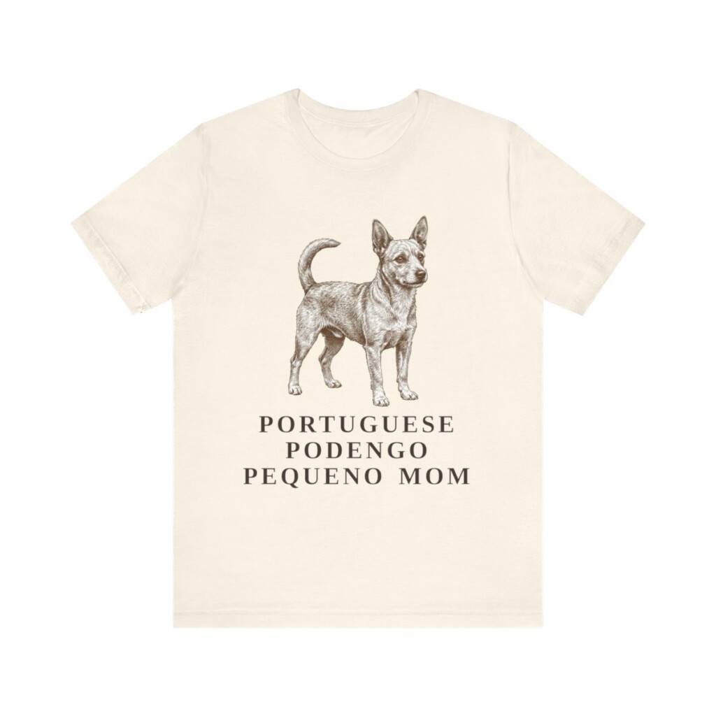 Portuguese Podengo Pequeno Mom Shirt, Vintage Dog Sketch Tee, Dog Mom Gift