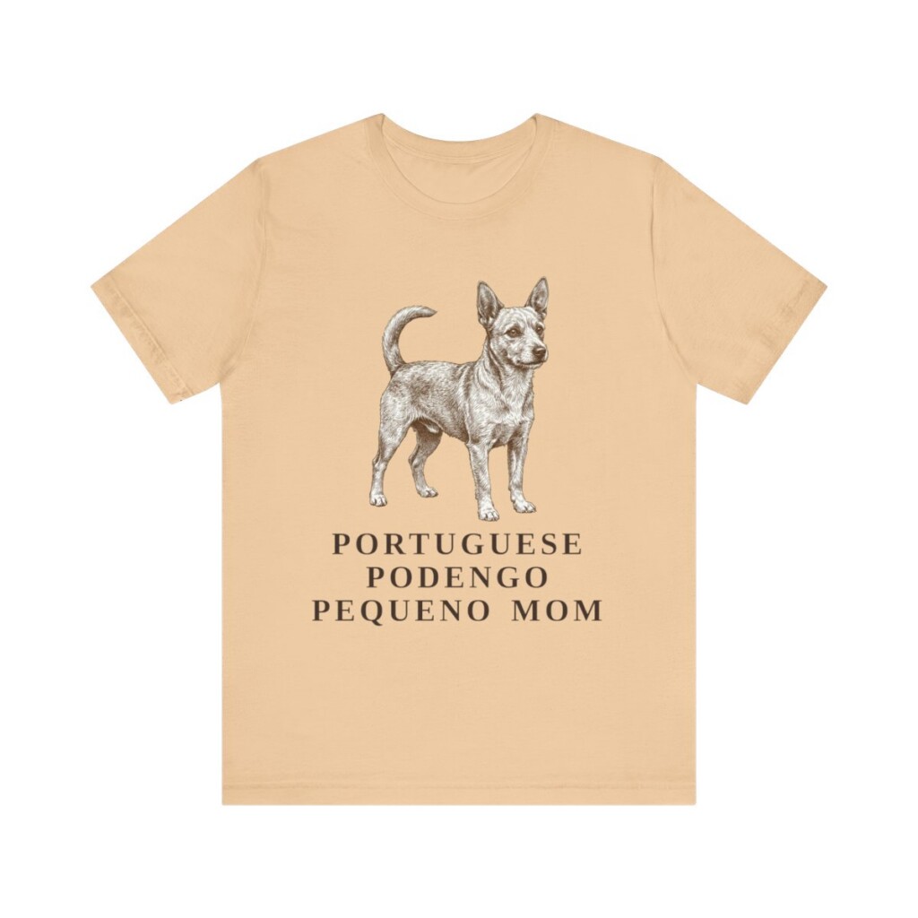 Portuguese Podengo Pequeno Mom Shirt, Vintage Dog Sketch Tee, Dog Mom Gift