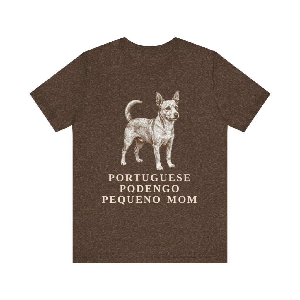 Portuguese Podengo Pequeno Mom Shirt, Vintage Dog Sketch Tee, Dog Mom Gift