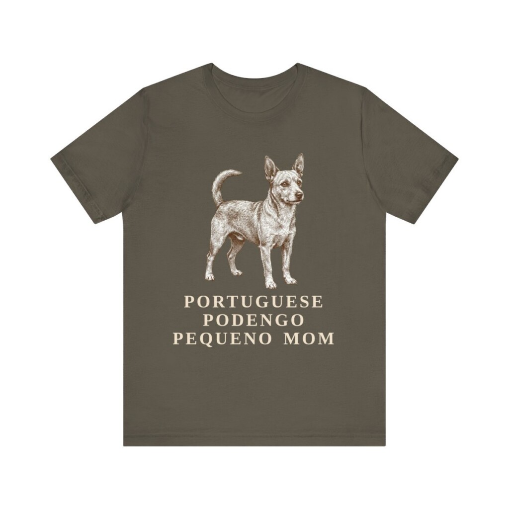 Portuguese Podengo Pequeno Mom Shirt, Vintage Dog Sketch Tee, Dog Mom Gift