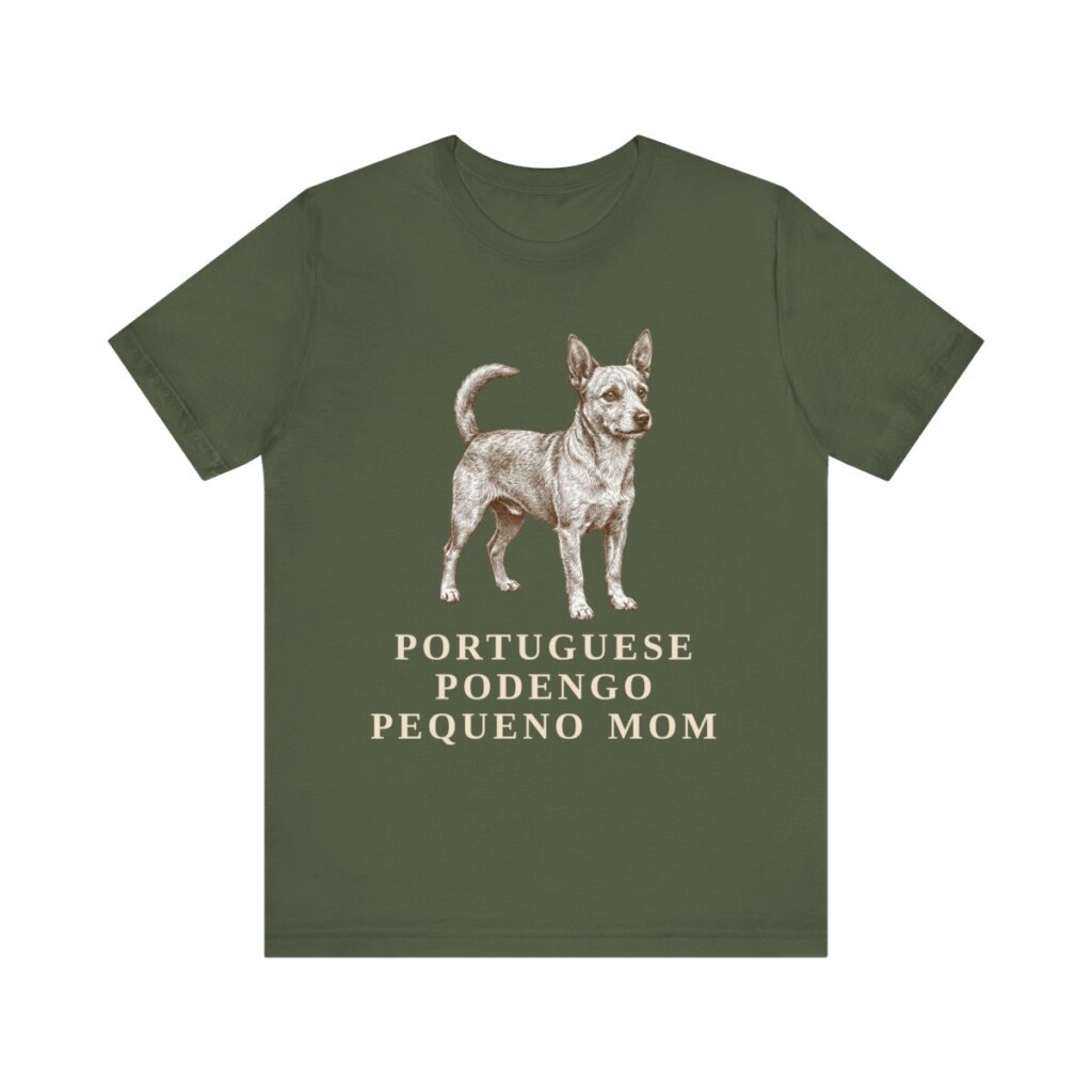 Portuguese Podengo Pequeno Mom Shirt, Vintage Dog Sketch Tee, Dog Mom Gift