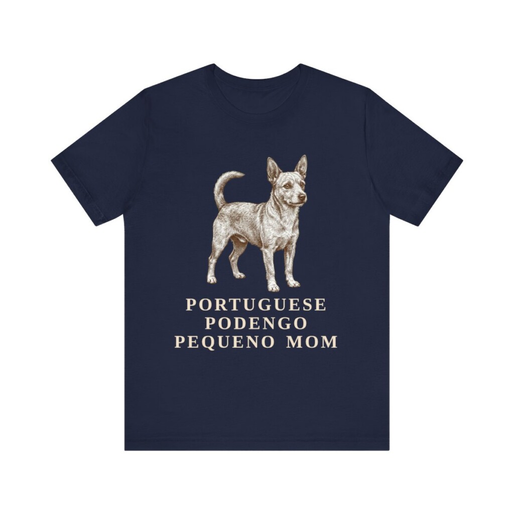 Portuguese Podengo Pequeno Mom Shirt, Vintage Dog Sketch Tee, Dog Mom Gift