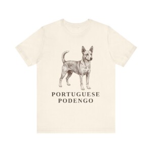 Portuguese Podengo Shirt, Vintage Dog Sketch Tee, Dog Lover Gift