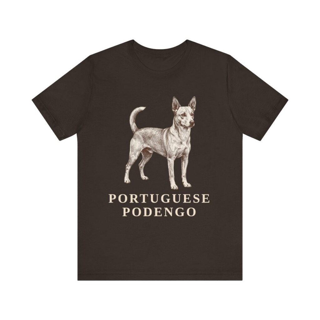 Portuguese Podengo Shirt, Vintage Dog Sketch Tee, Dog Lover Gift