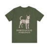 Portuguese Podengo Shirt, Vintage Dog Sketch Tee, Dog Lover Gift