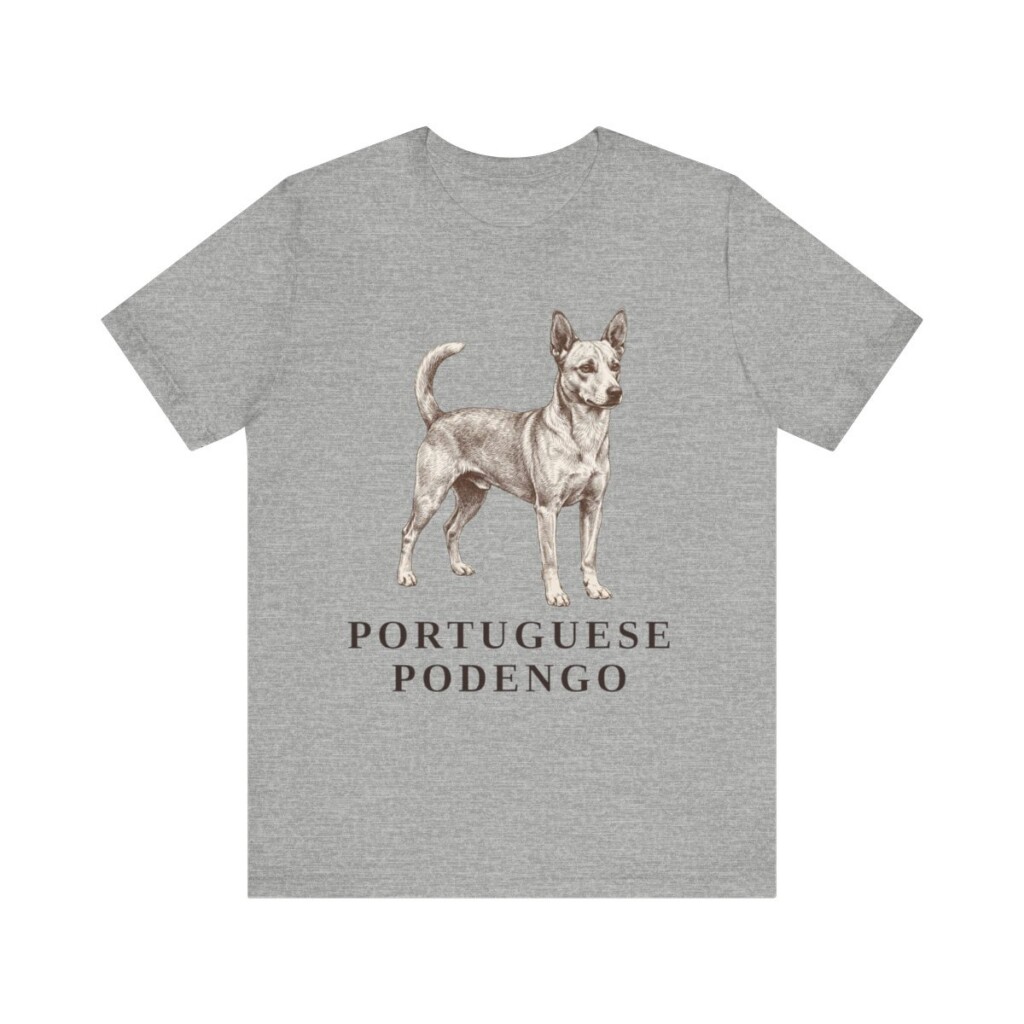 Portuguese Podengo Shirt, Vintage Dog Sketch Tee, Dog Lover Gift