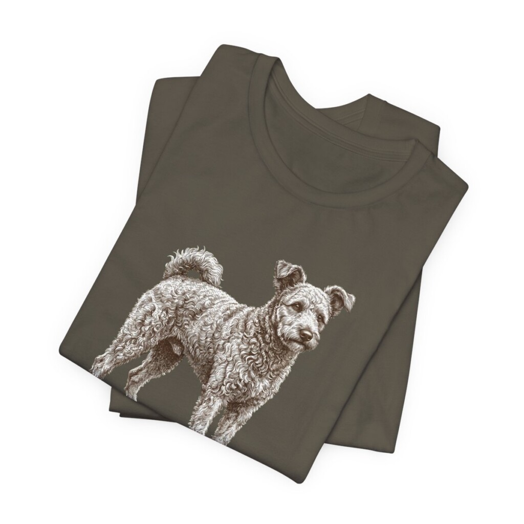 Pumi Dad Shirt, Vintage Dog Sketch Tee, Dog Dad Gift