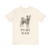 Pumi Dad Shirt, Vintage Dog Sketch Tee, Dog Dad Gift