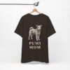 Pumi Mom Shirt, Vintage Dog Sketch Tee, Dog Mom Gift