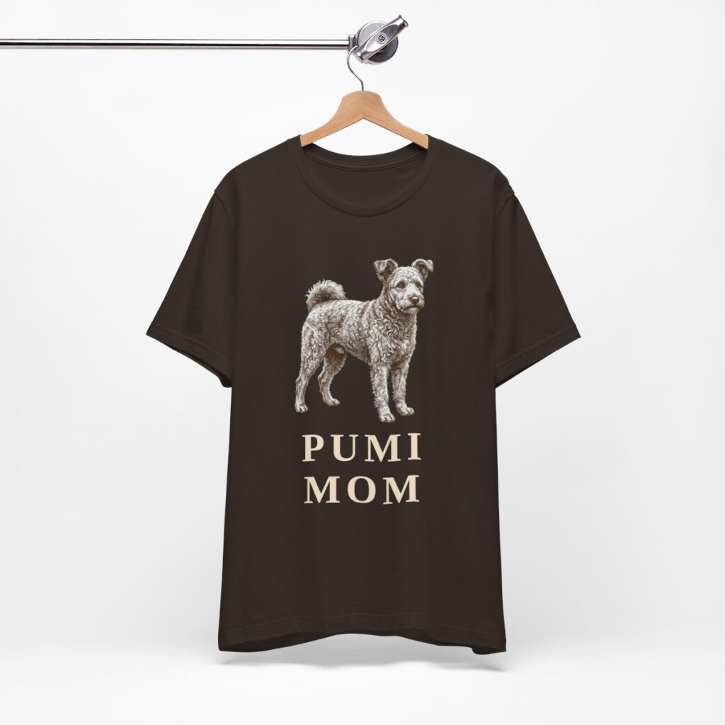 Pumi Mom Shirt, Vintage Dog Sketch Tee, Dog Mom Gift