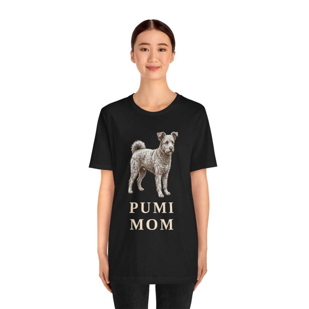 Pumi Mom Shirt, Vintage Dog Sketch Tee, Dog Mom Gift