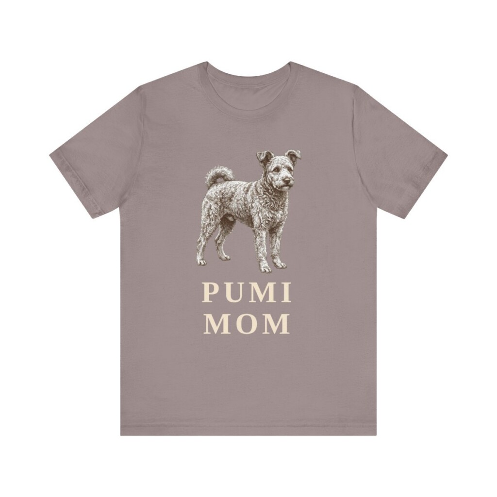 Pumi Mom Shirt, Vintage Dog Sketch Tee, Dog Mom Gift