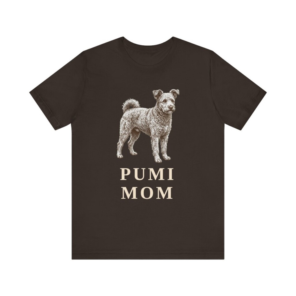 Pumi Mom Shirt, Vintage Dog Sketch Tee, Dog Mom Gift