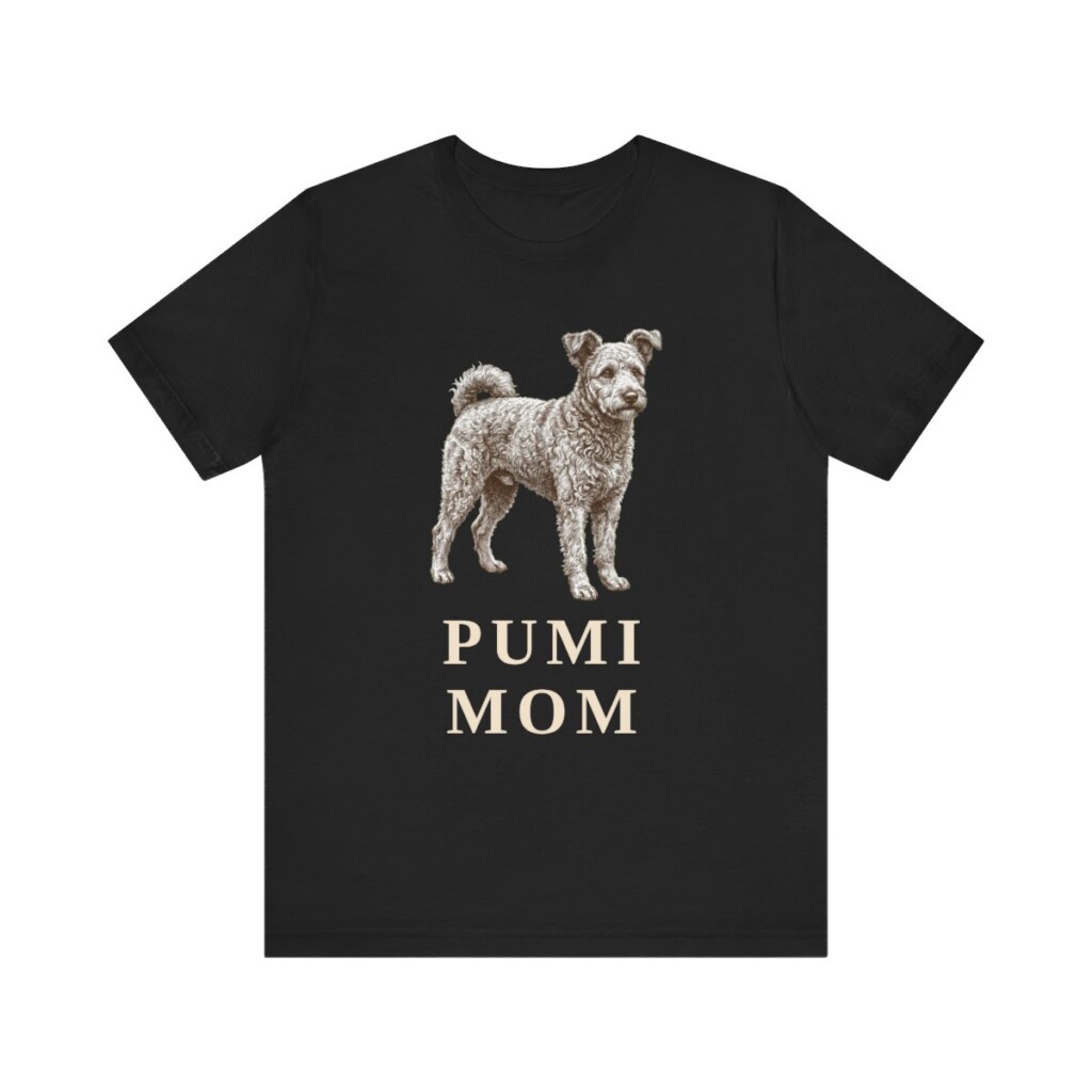 Pumi Mom Shirt, Vintage Dog Sketch Tee, Dog Mom Gift