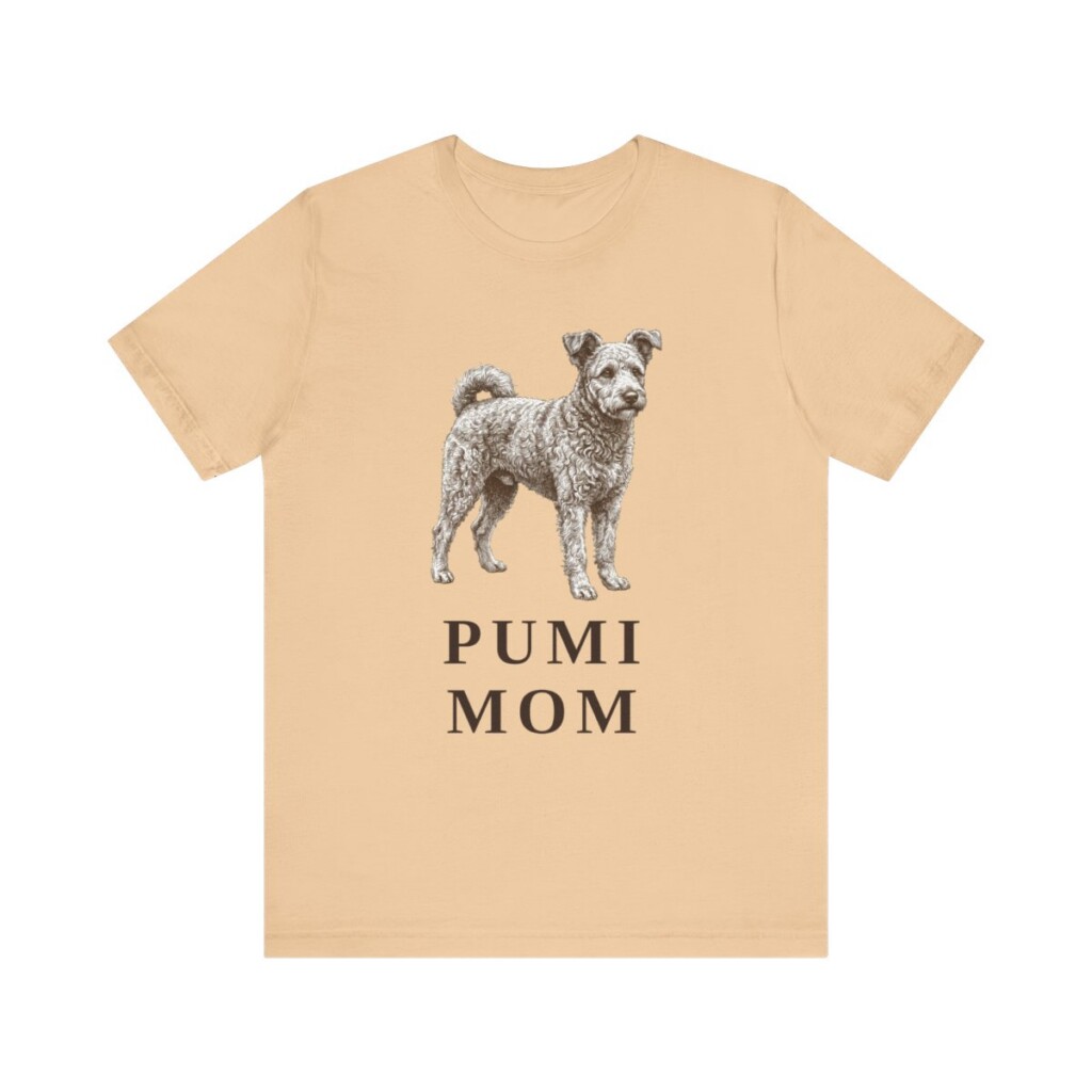 Pumi Mom Shirt, Vintage Dog Sketch Tee, Dog Mom Gift