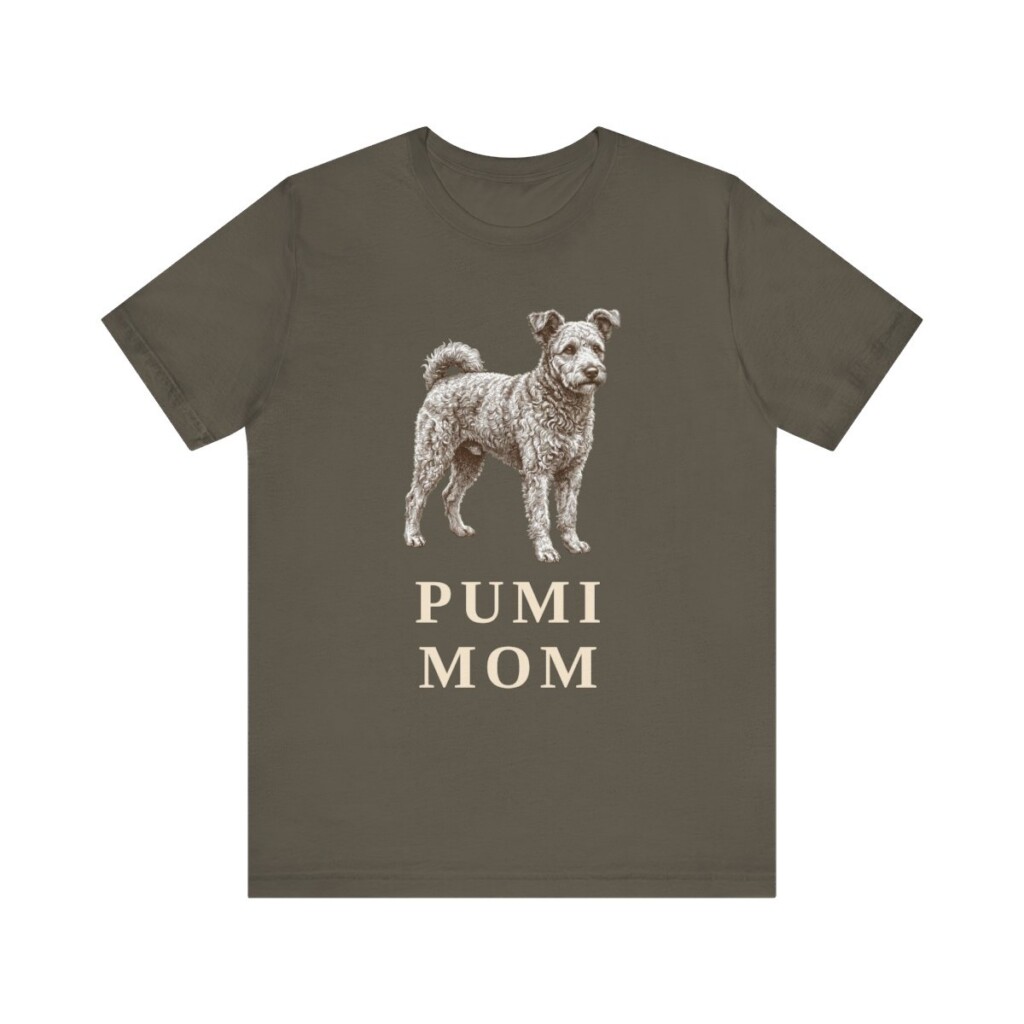 Pumi Mom Shirt, Vintage Dog Sketch Tee, Dog Mom Gift
