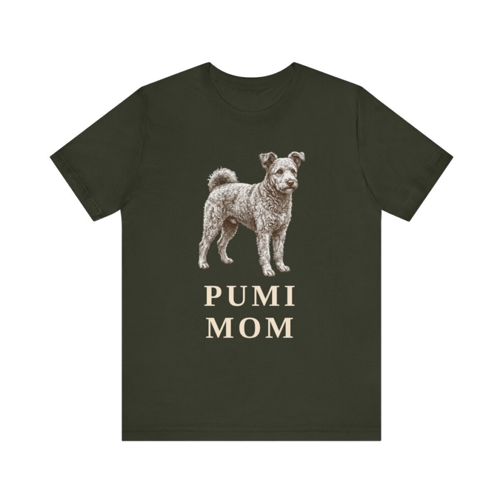 Pumi Mom Shirt, Vintage Dog Sketch Tee, Dog Mom Gift