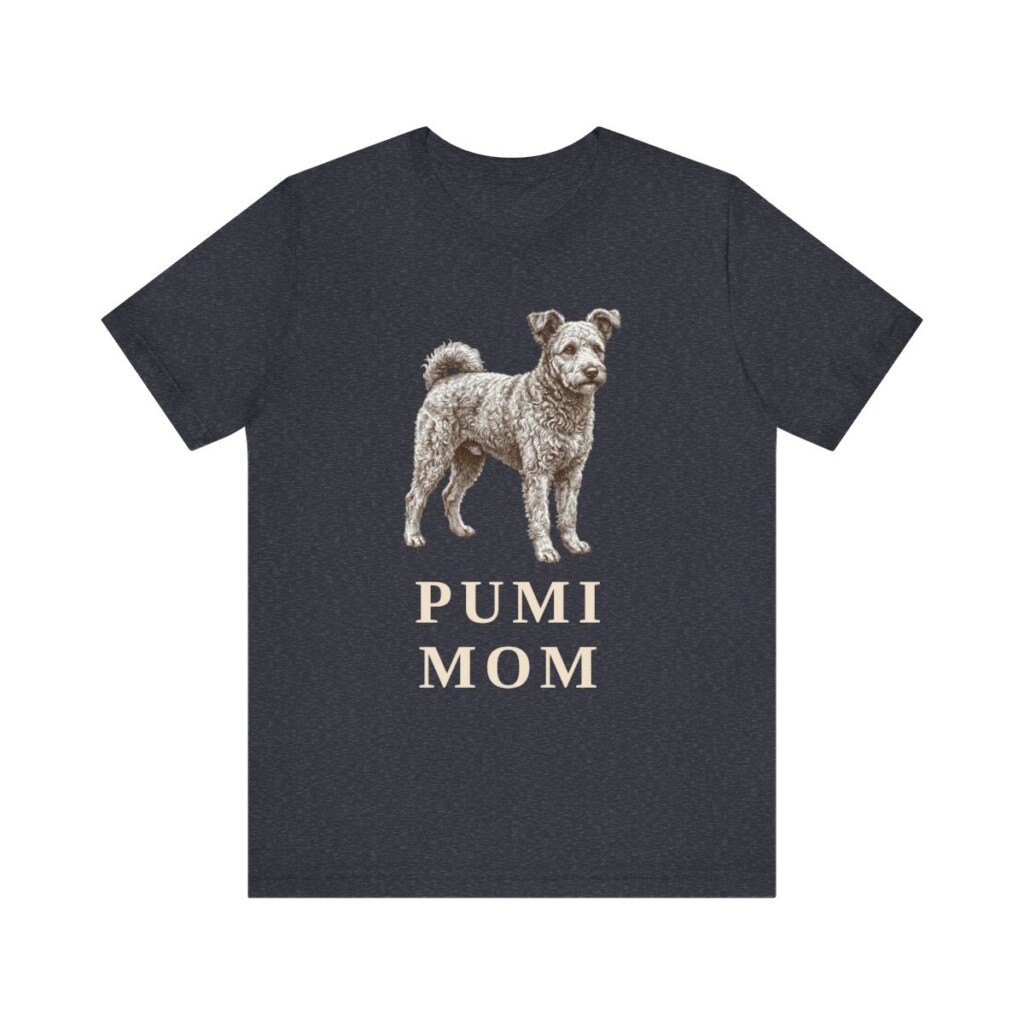 Pumi Mom Shirt, Vintage Dog Sketch Tee, Dog Mom Gift