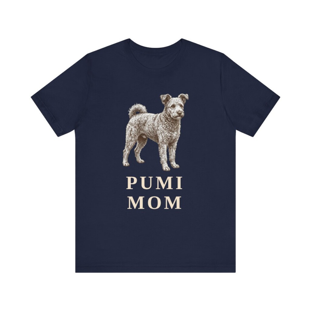 Pumi Mom Shirt, Vintage Dog Sketch Tee, Dog Mom Gift