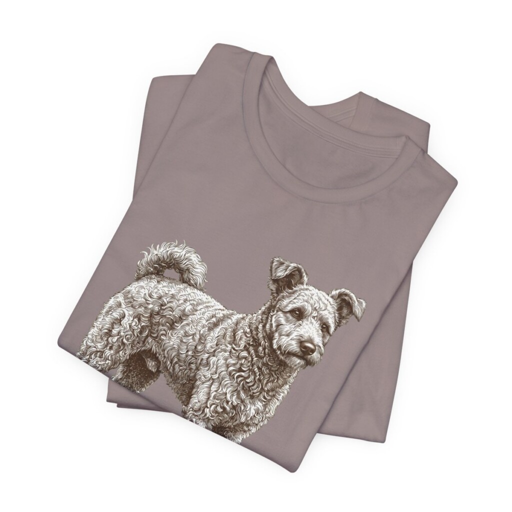 Pumi Shirt, Vintage Dog Sketch Tee, Dog Lover Gift
