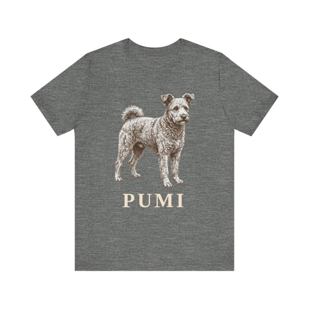 Pumi Shirt, Vintage Dog Sketch Tee, Dog Lover Gift