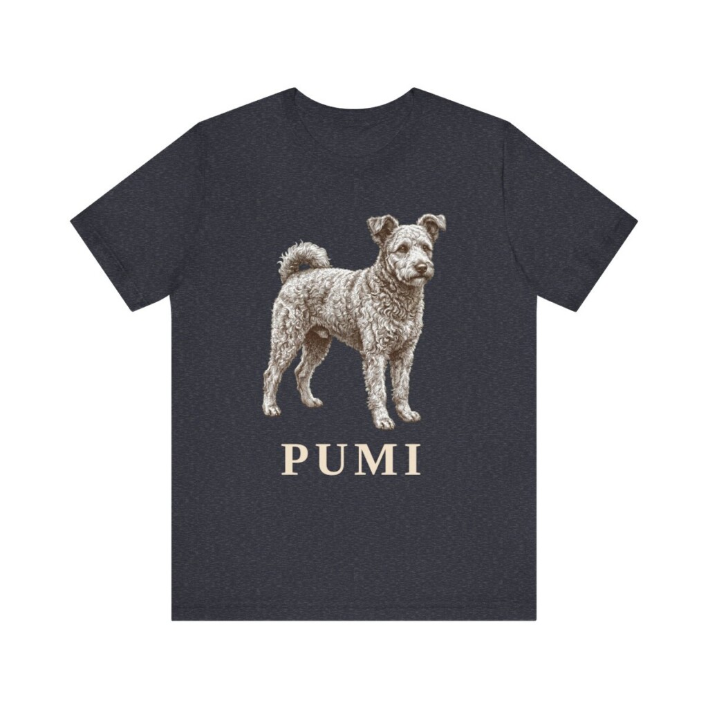 Pumi Shirt, Vintage Dog Sketch Tee, Dog Lover Gift