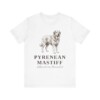 Pyrenean Mastiff Latin Shirt, Vintage Dog Sketch Tee, Dog Latin Gift