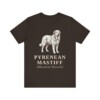 Pyrenean Mastiff Latin Shirt, Vintage Dog Sketch Tee, Dog Latin Gift