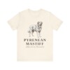 Pyrenean Mastiff Latin Shirt, Vintage Dog Sketch Tee, Dog Latin Gift