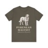 Pyrenean Mastiff Latin Shirt, Vintage Dog Sketch Tee, Dog Latin Gift