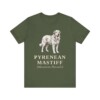 Pyrenean Mastiff Latin Shirt, Vintage Dog Sketch Tee, Dog Latin Gift