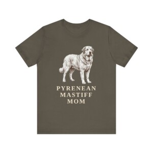 Pyrenean Mastiff Mom Shirt, Vintage Dog Sketch Tee, Dog Mom Gift