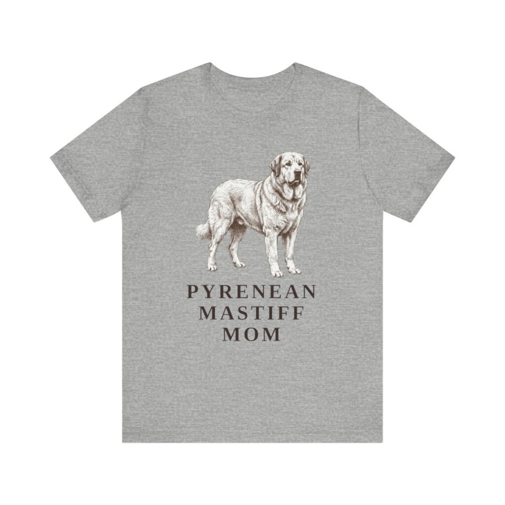 Pyrenean Mastiff Mom Shirt, Vintage Dog Sketch Tee, Dog Mom Gift