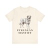 Pyrenean Mastiff Shirt, Vintage Dog Sketch Tee, Dog Lover Gift
