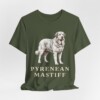 Pyrenean Mastiff Shirt, Vintage Dog Sketch Tee, Dog Lover Gift
