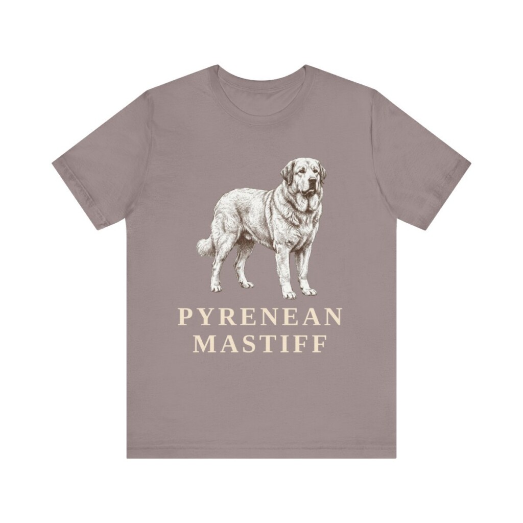 Pyrenean Mastiff Shirt, Vintage Dog Sketch Tee, Dog Lover Gift